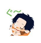 ONE PIECEちみったいエースのスタンプ（個別スタンプ：8）