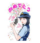チーム女性警察官-01（個別スタンプ：7）