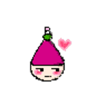 タマネギ少年とうわぎくん 仲良くゲーム（個別スタンプ：24）
