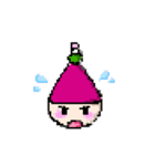 タマネギ少年とうわぎくん 仲良くゲーム（個別スタンプ：35）