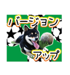 黒柴犬の♡サッカー応援♡スタンプ02（個別スタンプ：23）