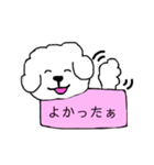 ビションフリーゼ メッセージ（個別スタンプ：8）