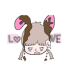 うさぎチョコ（個別スタンプ：1）
