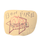 camp tent coffee  s'more  TARP（個別スタンプ：7）