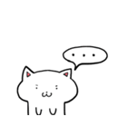 ネコちゃんスタンプ しろ（個別スタンプ：29）