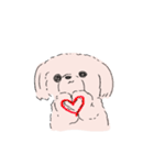 白くてかわいい犬（個別スタンプ：21）