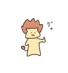 くせ毛ライオン（個別スタンプ：3）