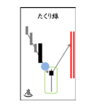 ローソクの足跡2（個別スタンプ：6）