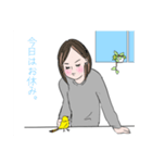 人付き合い苦手系女子の日常スタンプ（個別スタンプ：12）