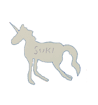 unicorn  HAPPY BIRTHDAY（個別スタンプ：1）