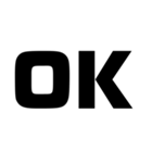 即返信 数文字スタンプ（個別スタンプ：12）