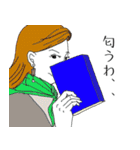 雑誌の女2（個別スタンプ：4）