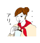 雑誌の女2（個別スタンプ：5）