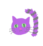 むらさきねこ きほんのせいかつ（個別スタンプ：7）