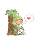 《絵本》ぽかぽかスタンプ♡意外と使える2（個別スタンプ：19）