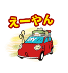 キャンプ 赤色の車2（個別スタンプ：8）