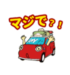 キャンプ 赤色の車2（個別スタンプ：10）