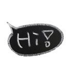 ゆうくま blackboard（個別スタンプ：2）