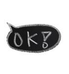 ゆうくま blackboard（個別スタンプ：7）