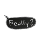 ゆうくま blackboard（個別スタンプ：20）