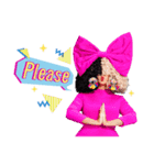 SIA『ミュージック』スタンプ（個別スタンプ：1）