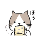 グレージュねこ（個別スタンプ：4）