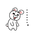 クマウサ 全力で気持ちを伝えるスタンプ（個別スタンプ：4）