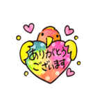 コザクラインコ 、ルチノーちゃん（個別スタンプ：2）