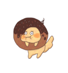 【日常】あくびモンスターと飼いネコ（個別スタンプ：13）