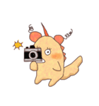 【日常】あくびモンスターと飼いネコ（個別スタンプ：34）