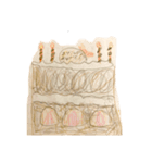 溢れる色スタンプ 〜娘ver.〜（個別スタンプ：8）
