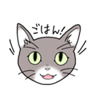 灰色猫の一日（個別スタンプ：8）