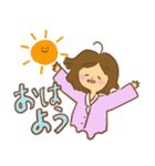 女の子と男の子【日常】（個別スタンプ：2）