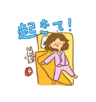 女の子と男の子【日常】（個別スタンプ：3）