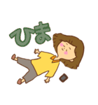 女の子と男の子【日常】（個別スタンプ：25）