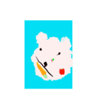 2歳児が描いた絵のシュールなネタスタンプ（個別スタンプ：21）