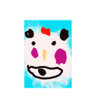 2歳児が描いた絵のシュールなネタスタンプ（個別スタンプ：38）