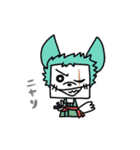 DOG inThePWO ＆ ONE PIECE コラボスタンプ（個別スタンプ：4）