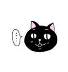 はちわれと黒と白の猫スタンプ（個別スタンプ：21）
