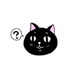 はちわれと黒と白の猫スタンプ（個別スタンプ：22）