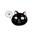 はちわれと黒と白の猫スタンプ（個別スタンプ：23）