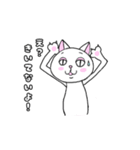 はちわれと黒と白の猫スタンプ（個別スタンプ：33）