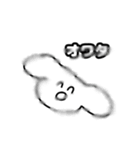 感情が定まらないイッヌ（個別スタンプ：4）