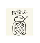 手書き文字入りの「太まゆさん」（個別スタンプ：10）