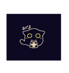 黒猫い人（個別スタンプ：8）