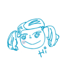 おませさんな女の子アビゲイルちゃん（個別スタンプ：3）