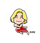 金髪ねーさん あかる（個別スタンプ：16）