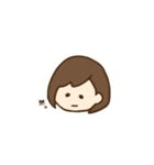 たれ目ボブ女子（個別スタンプ：9）