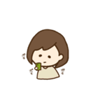 たれ目ボブ女子（個別スタンプ：23）