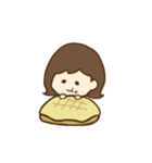 たれ目ボブ女子（個別スタンプ：31）
